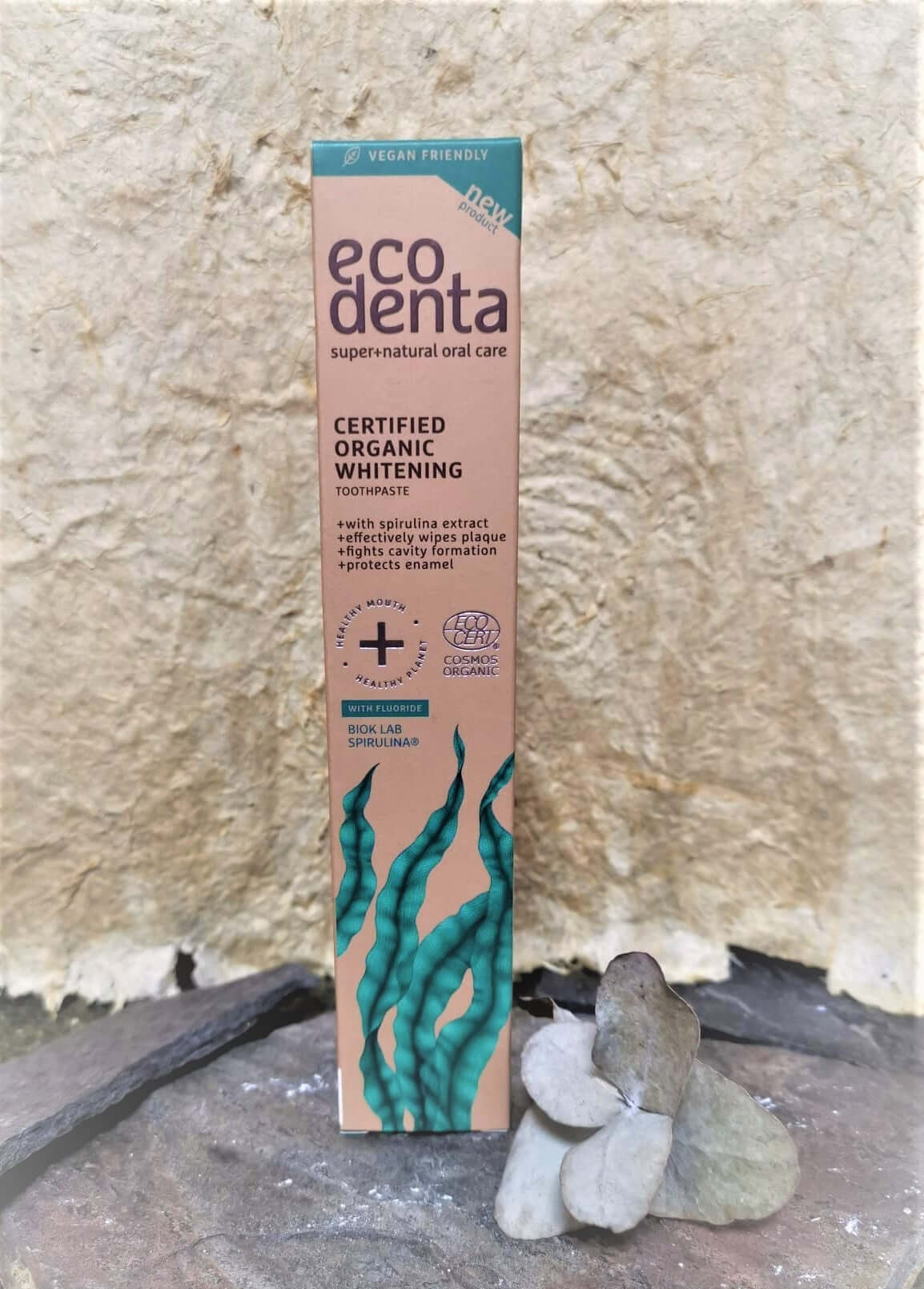 Ecodenta Valkaiseva Luomu Spirulina Hammastahna