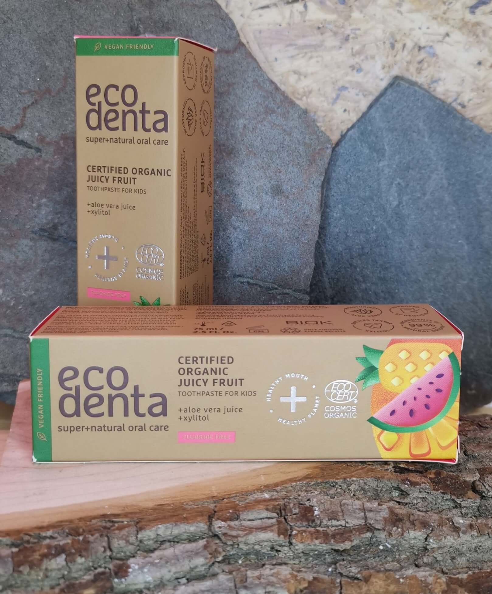 Ecodenta juicy fruit kids lasten hammastahna