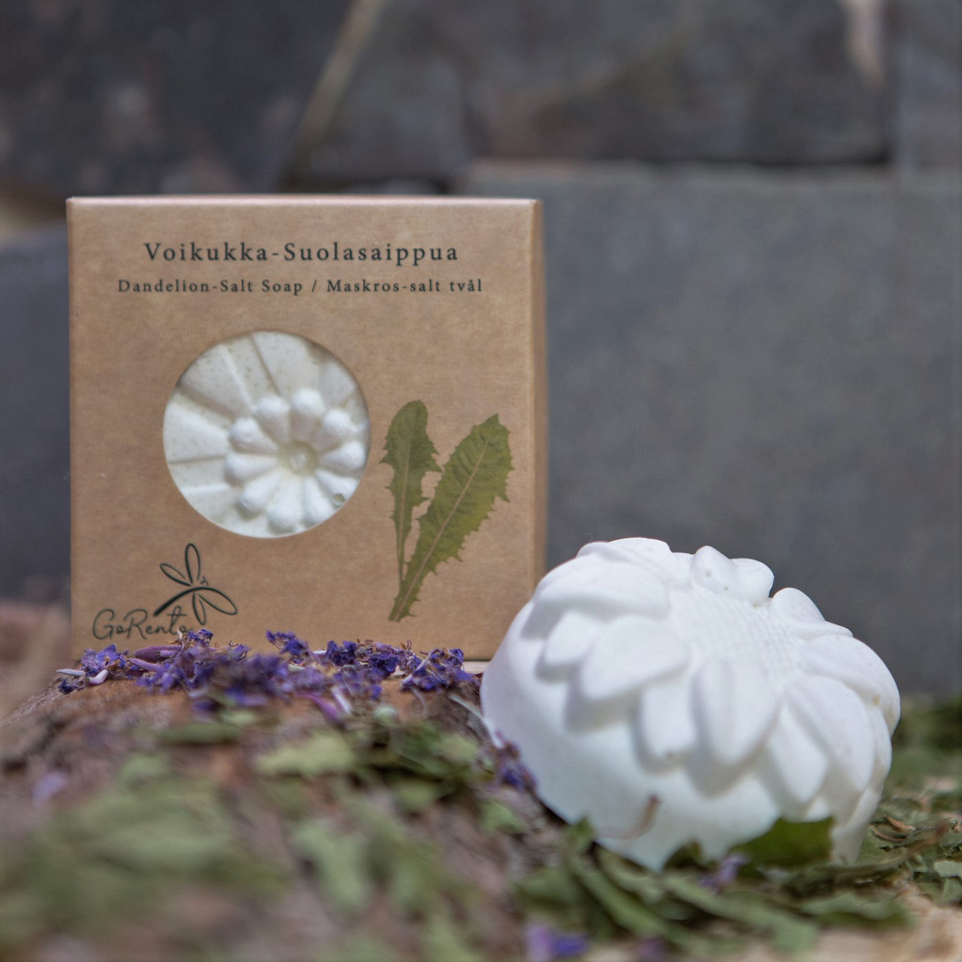 Voikukka-suolasaippua